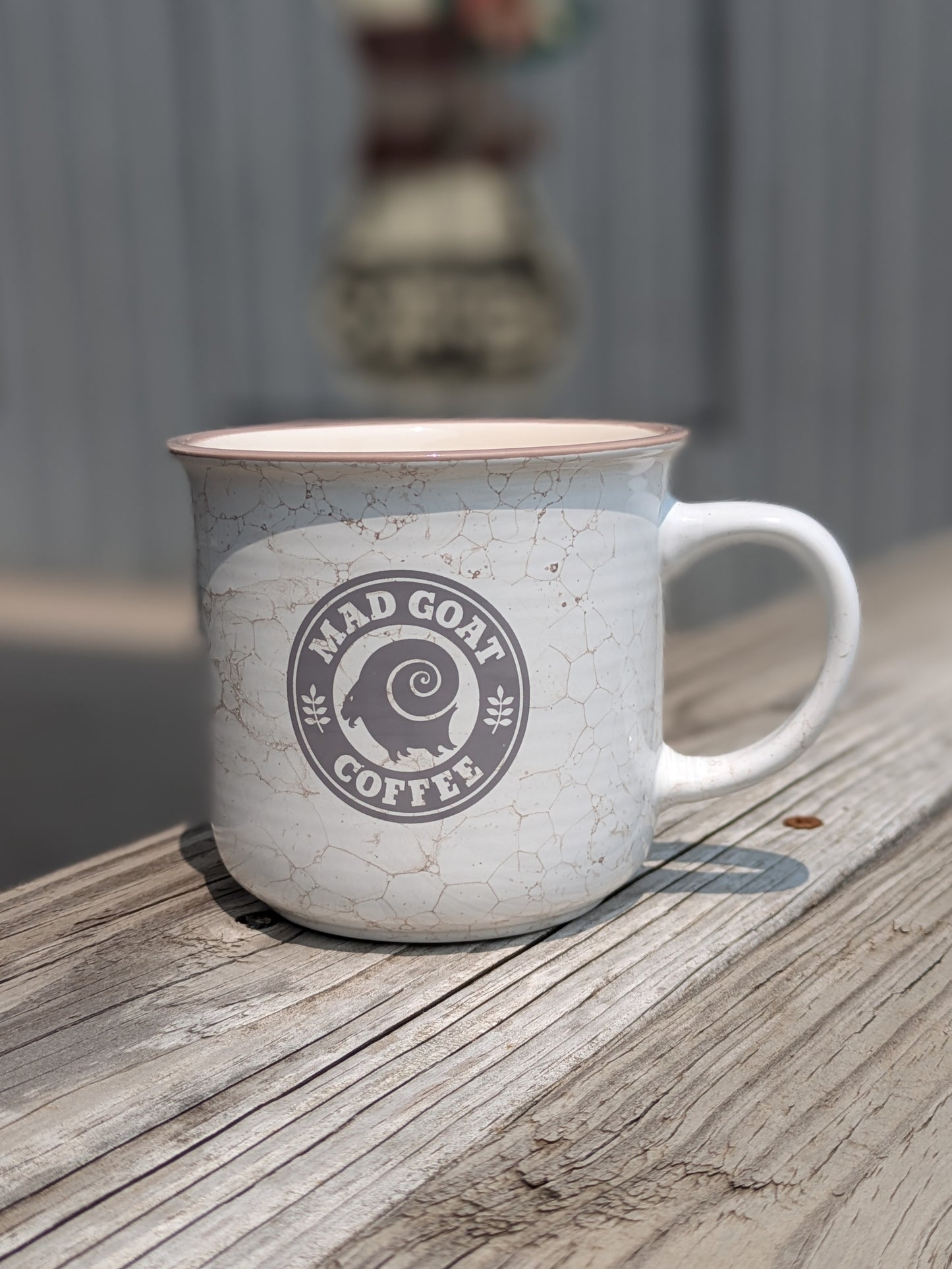 Ceramic Marbled Logo Mug