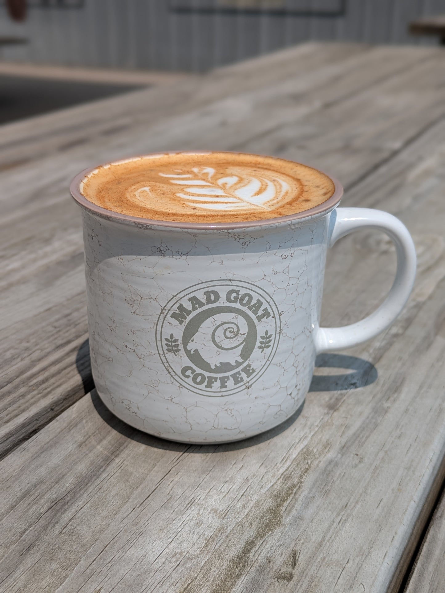 Ceramic Marbled Logo Mug