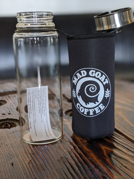 Glass Water Bottle